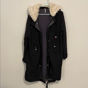Long free people coat